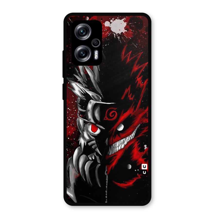 Two Face Naruto Metal Back Case for Redmi K50i