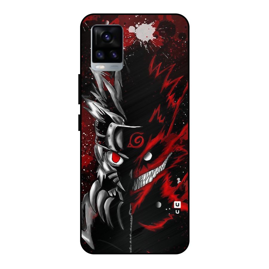 Two Face Naruto Metal Back Case for Vivo V20