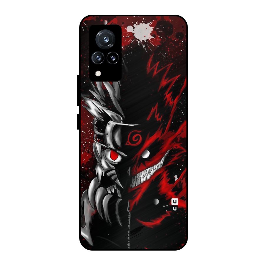 Two Face Naruto Metal Back Case for Vivo V21 5G