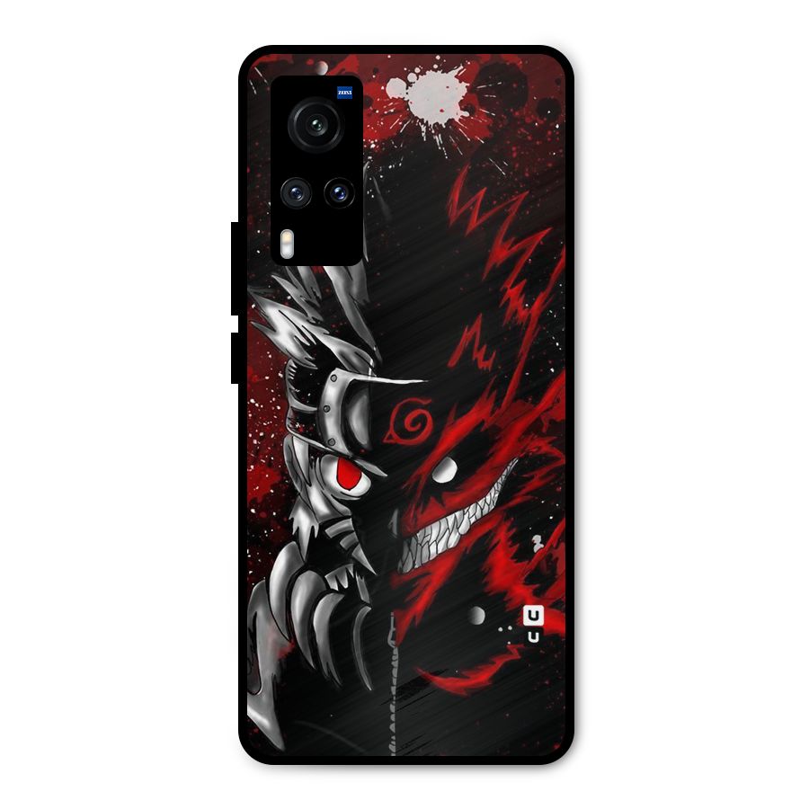 Two Face Naruto Metal Back Case for Vivo X60