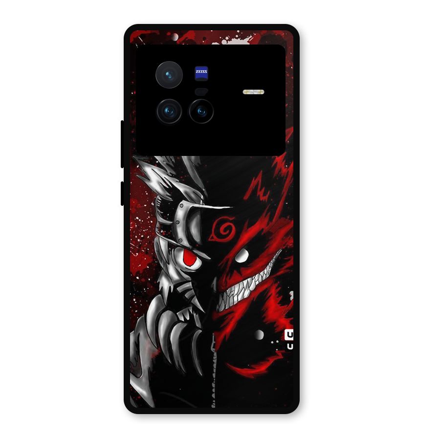 Two Face Naruto Metal Back Case for Vivo X80