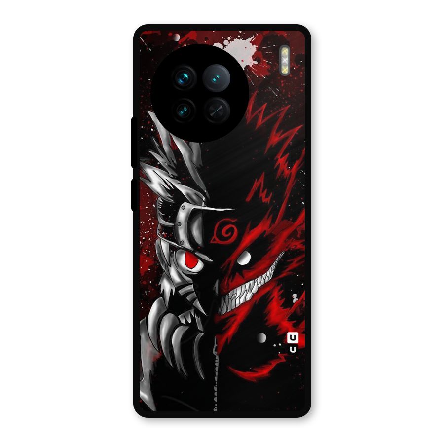 Two Face Naruto Metal Back Case for Vivo X90