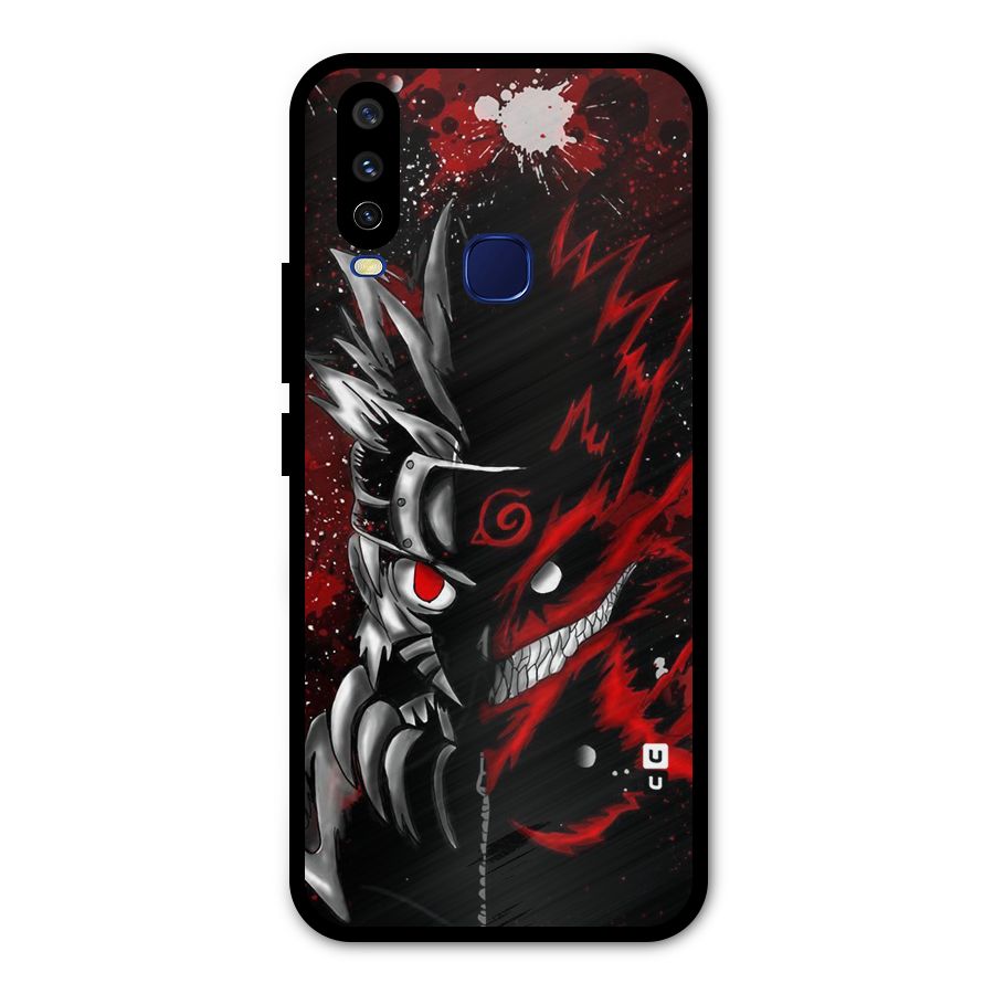 Two Face Naruto Metal Back Case for Vivo Y12