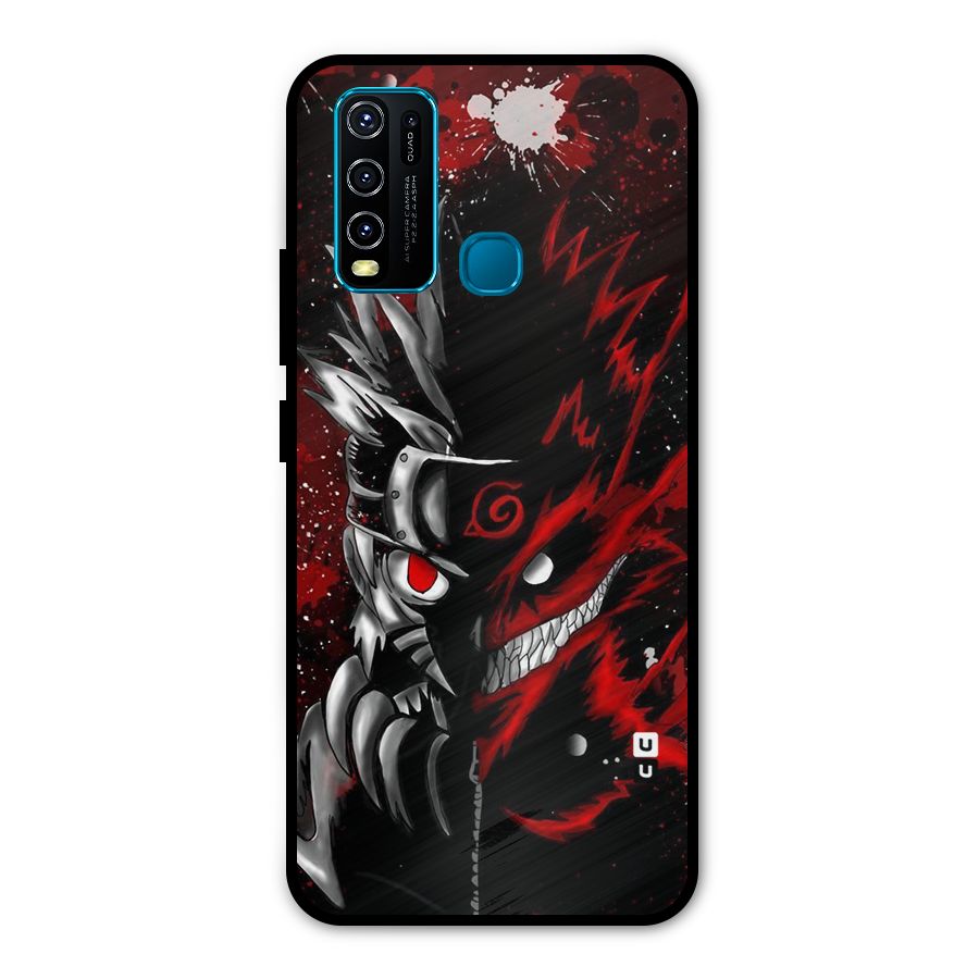 Two Face Naruto Metal Back Case for Vivo Y30