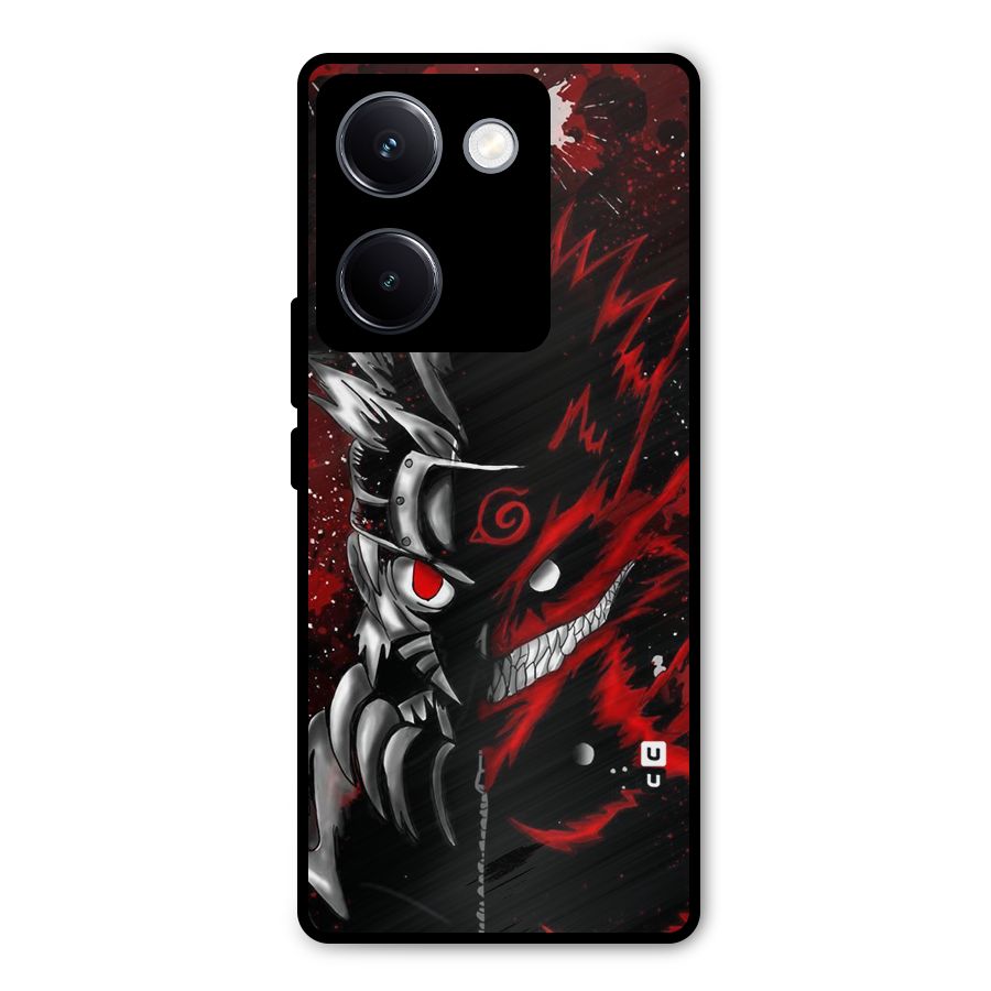 Two Face Naruto Metal Back Case for Vivo Y300 Plus