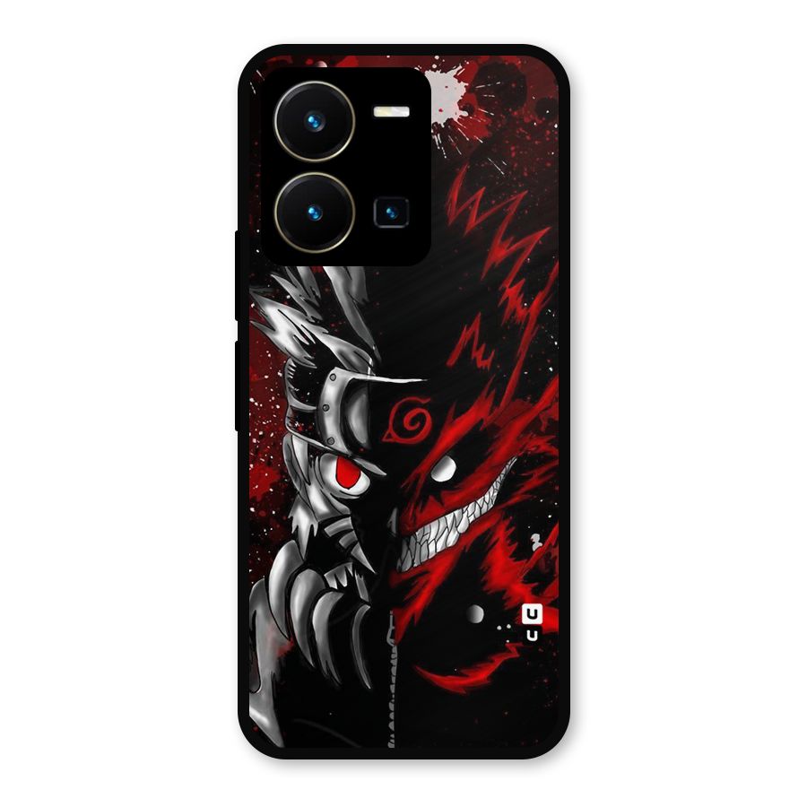 Two Face Naruto Metal Back Case for Vivo Y35