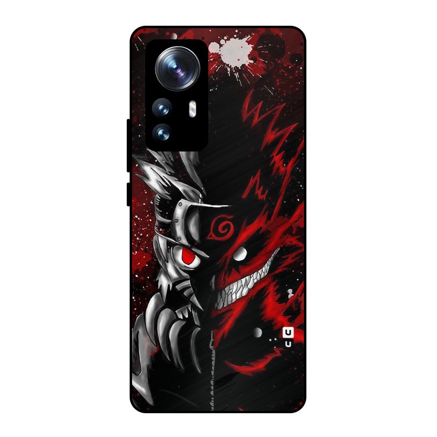 Two Face Naruto Metal Back Case for Xiaomi 12 Pro