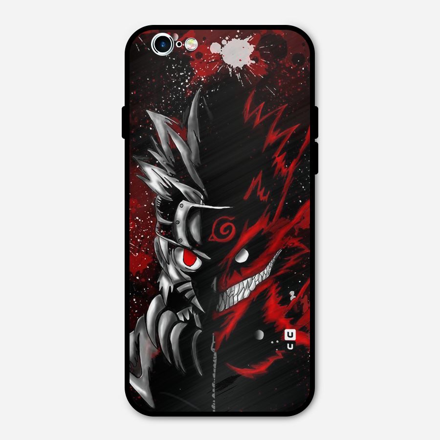 Two Face Naruto Metal Back Case for iPhone 6 6s