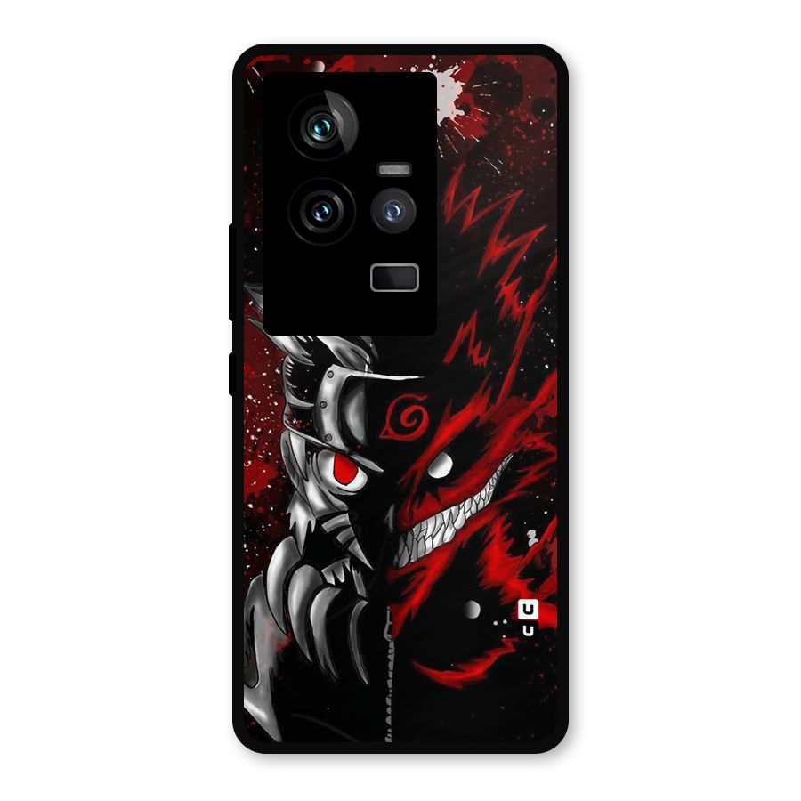 Two Face Naruto Metal Back Case for iQOO 11 5G