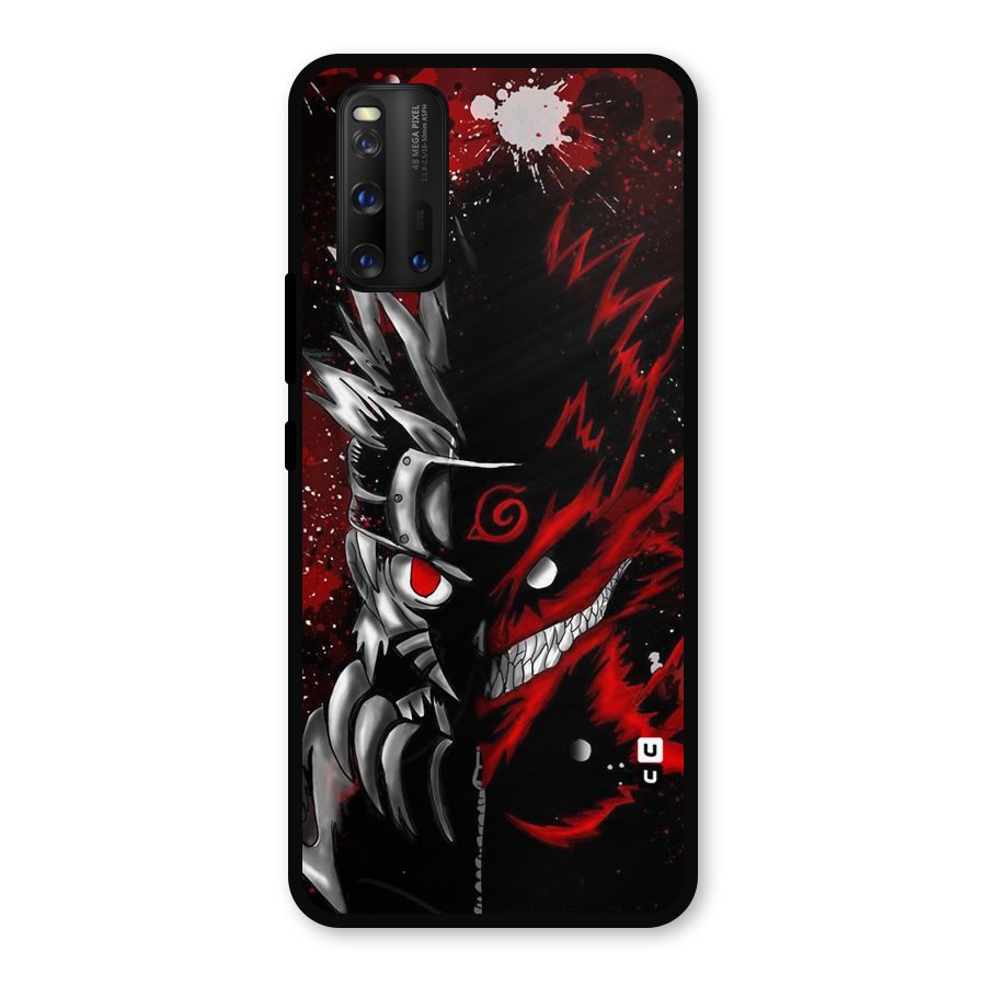 Two Face Naruto Metal Back Case for iQOO 3