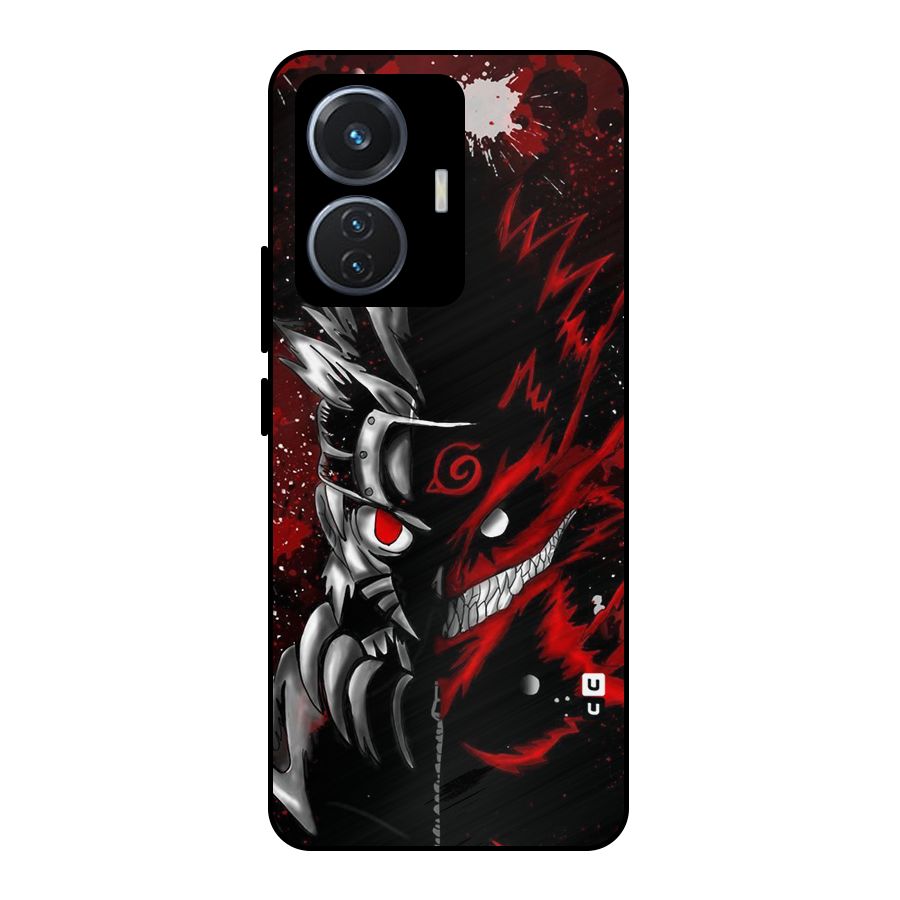 Two Face Naruto Metal Back Case for iQOO Z6 44W