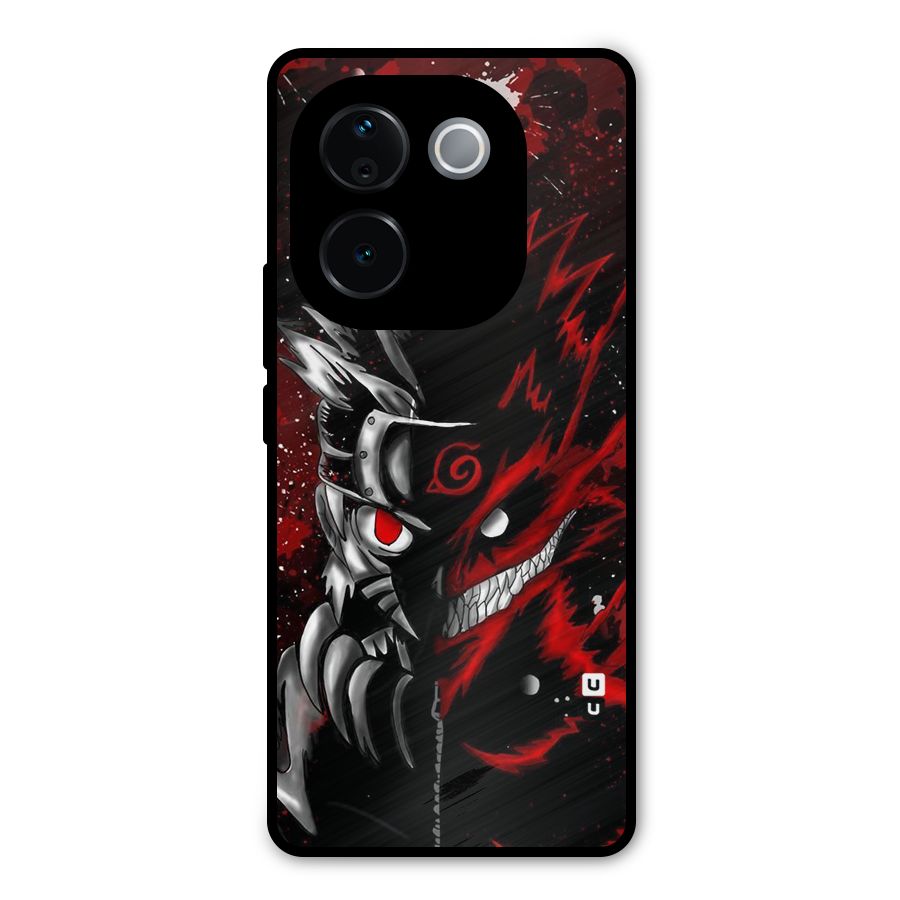 Two Face Naruto Metal Back Case for iQOO Z9s Pro