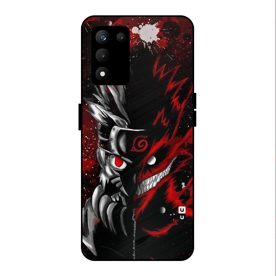 Two Face Naruto Metal Back Case for realme 9 5G SE