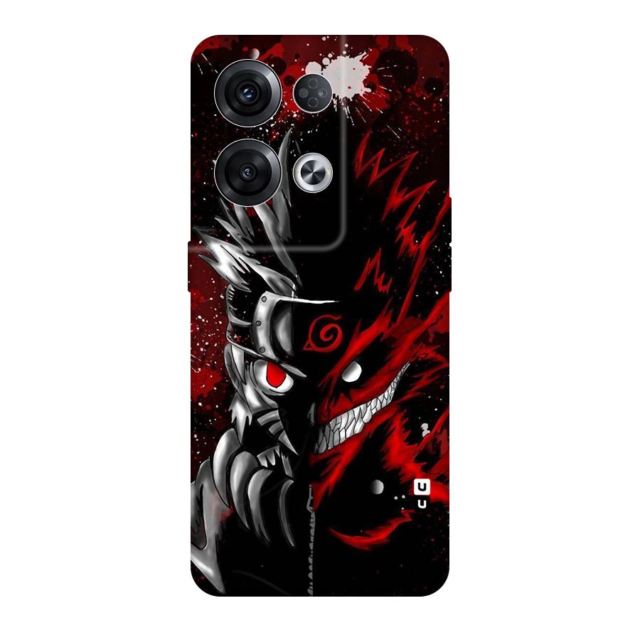 Two Face Naruto Original Polycarbonate Back Case for Oppo Reno8 Pro 5G