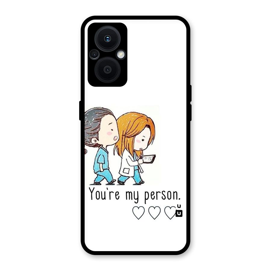 Two Friends In Coat Glass Back Case for Oppo F21s Pro 5G