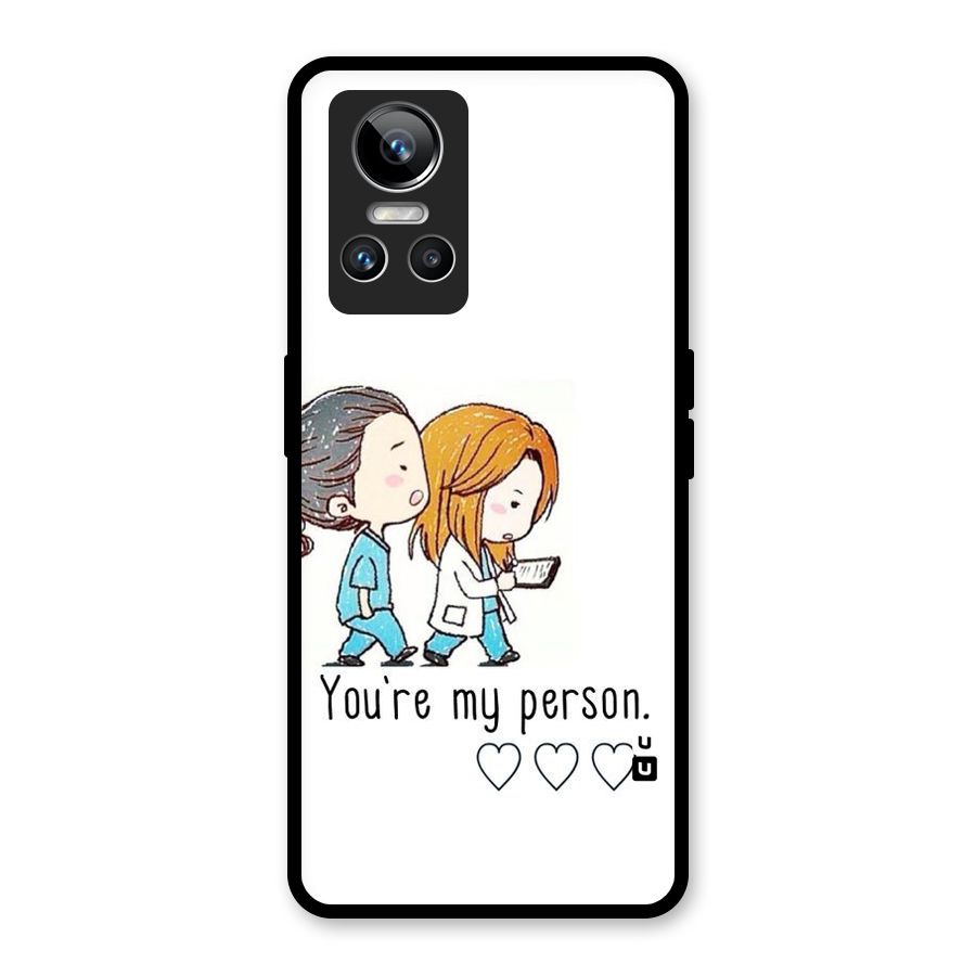Two Friends In Coat Glass Back Case for Realme GT Neo 3