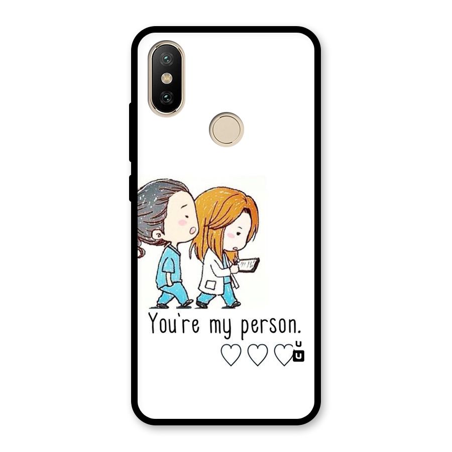 Two Friends In Coat Glass Back Case for Redmi A2