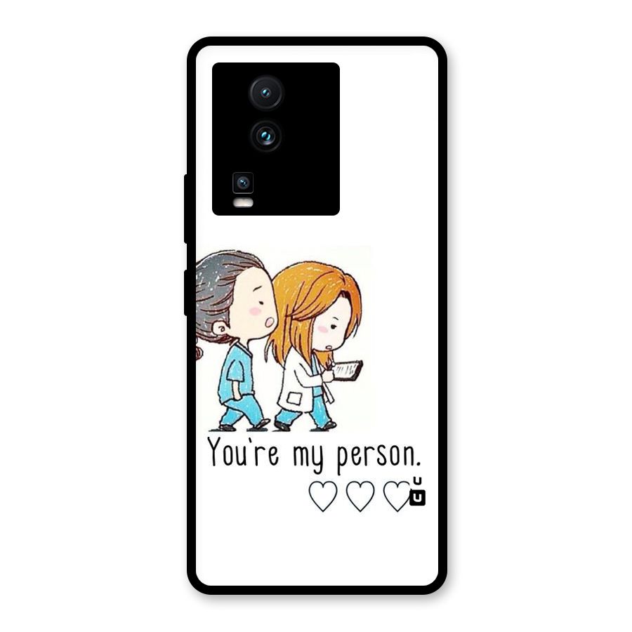 Two Friends In Coat Glass Back Case for Vivo iQOO Neo 7 Pro