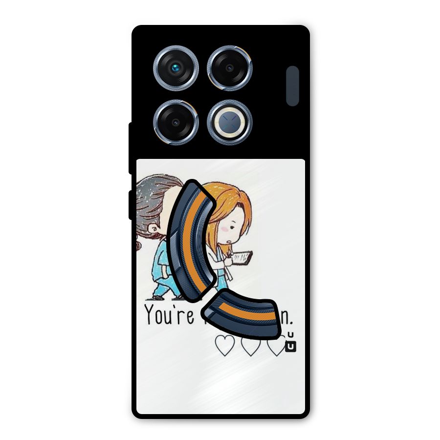 Two Friends In Coat Metal Back Case for Infinix GT 20 Pro