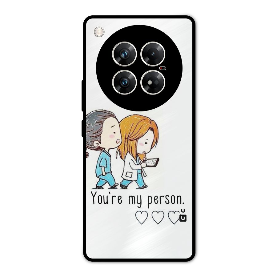 Two Friends In Coat Metal Back Case for Infinix Zero 40 5G