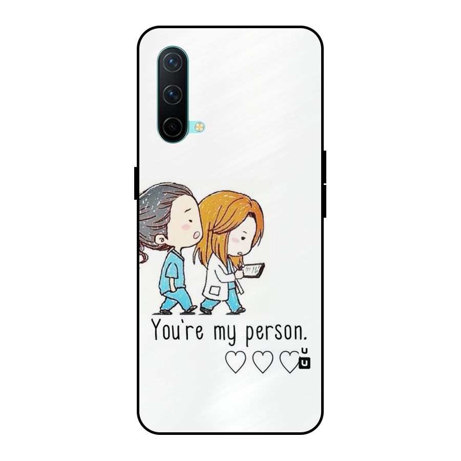 Two Friends In Coat Metal Back Case for OnePlus Nord CE 5G