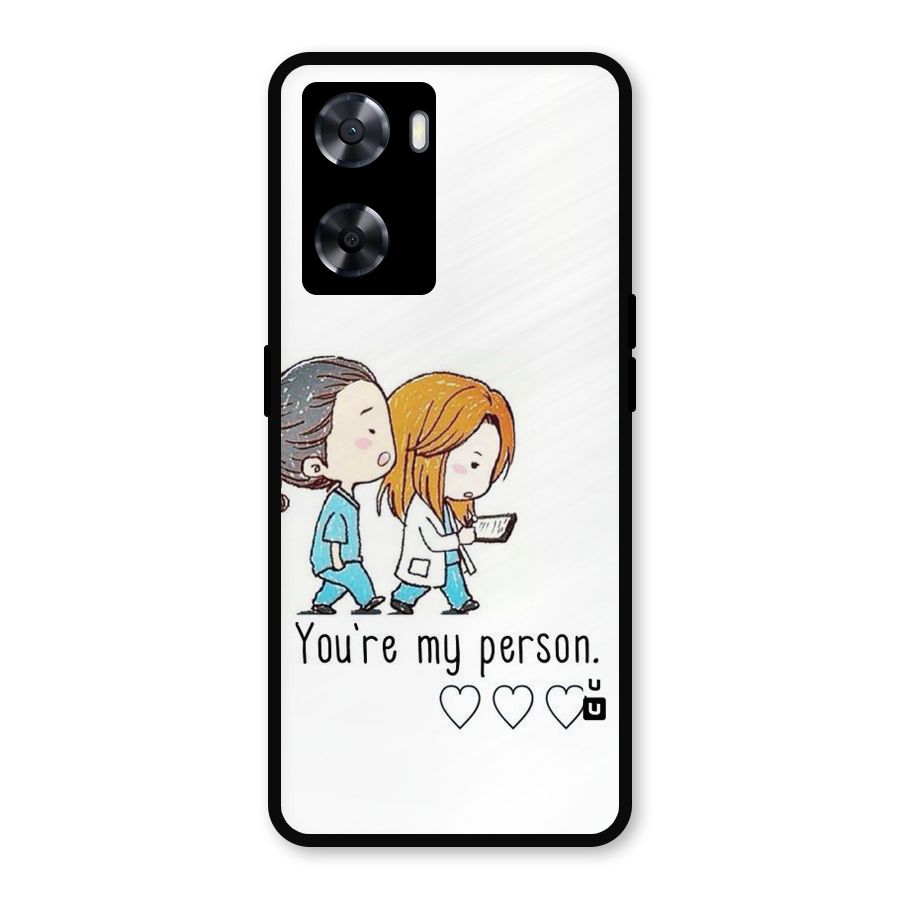 Two Friends In Coat Metal Back Case for OnePlus Nord N20 SE