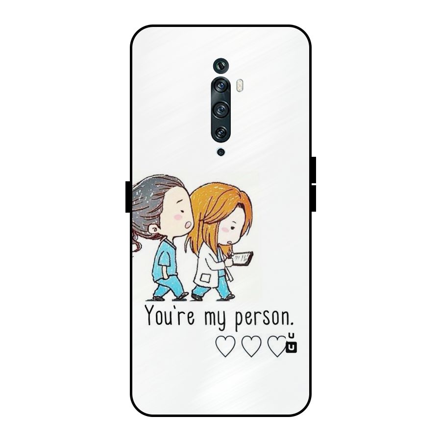 Two Friends In Coat Metal Back Case for Oppo Reno2 Z