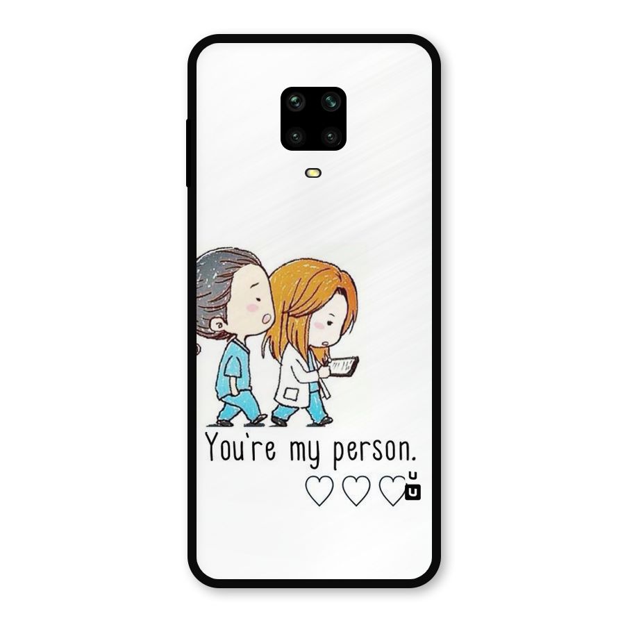 Two Friends In Coat Metal Back Case for Poco M2 Pro