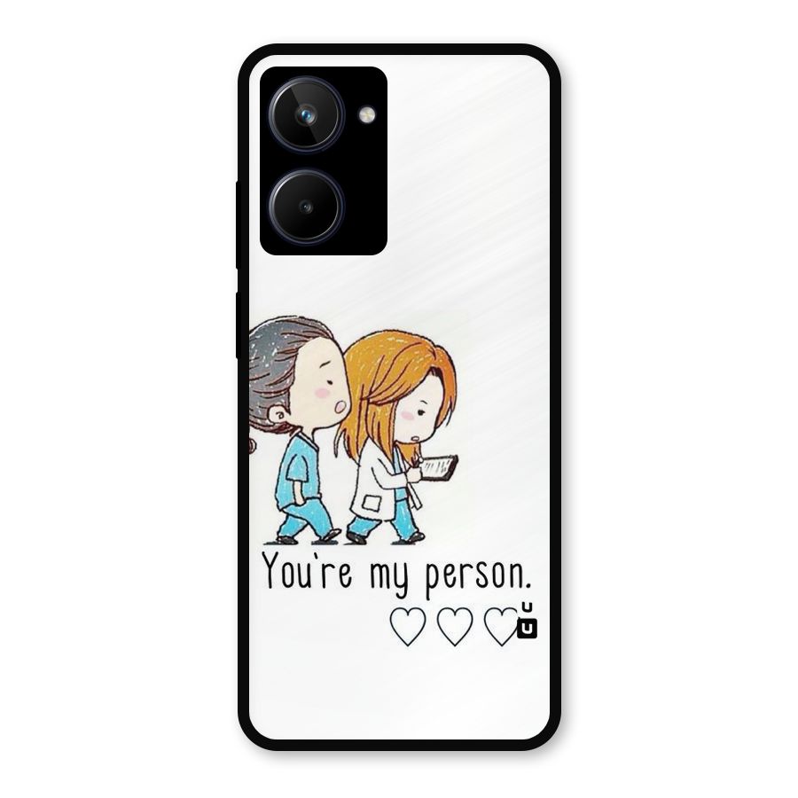 Two Friends In Coat Metal Back Case for Realme 10