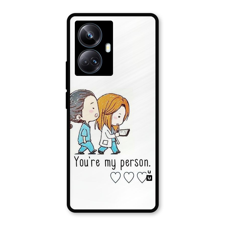 Two Friends In Coat Metal Back Case for Realme 10 Pro Plus