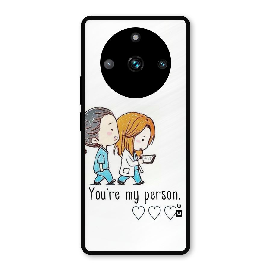 Two Friends In Coat Metal Back Case for Realme 11 Pro Plus