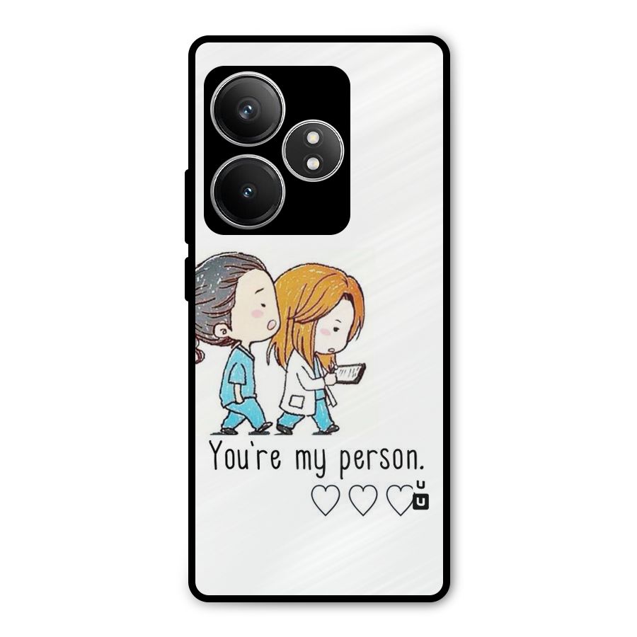 Two Friends In Coat Metal Back Case for Realme GT 6T
