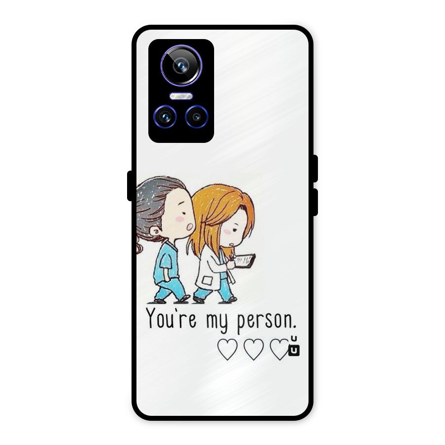 Two Friends In Coat Metal Back Case for Realme GT Neo 3