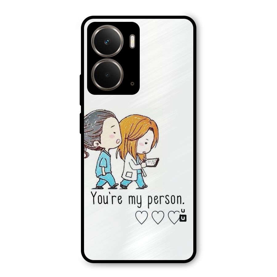 Two Friends In Coat Metal Back Case for Realme P3