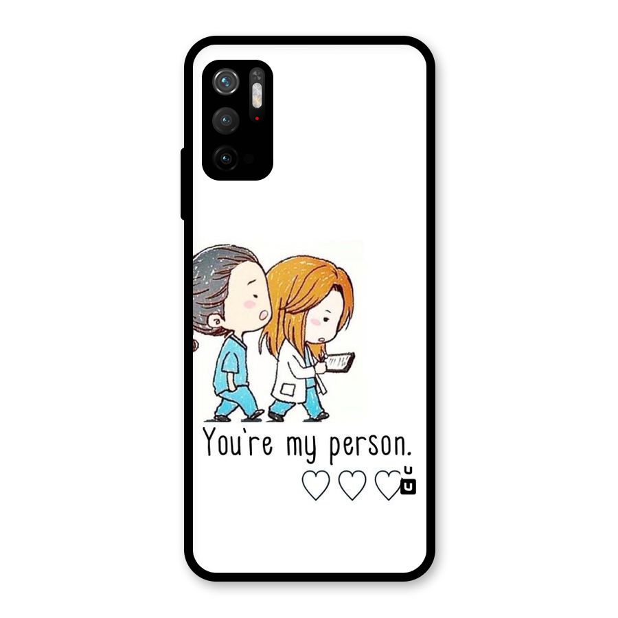 Two Friends In Coat Metal Back Case for Redmi Note 10T 5G