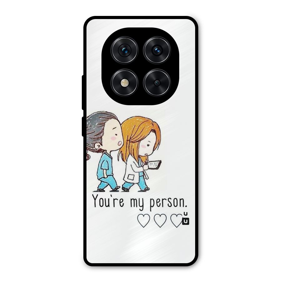 Two Friends In Coat Metal Back Case for Redmi Note 14 Pro 5G