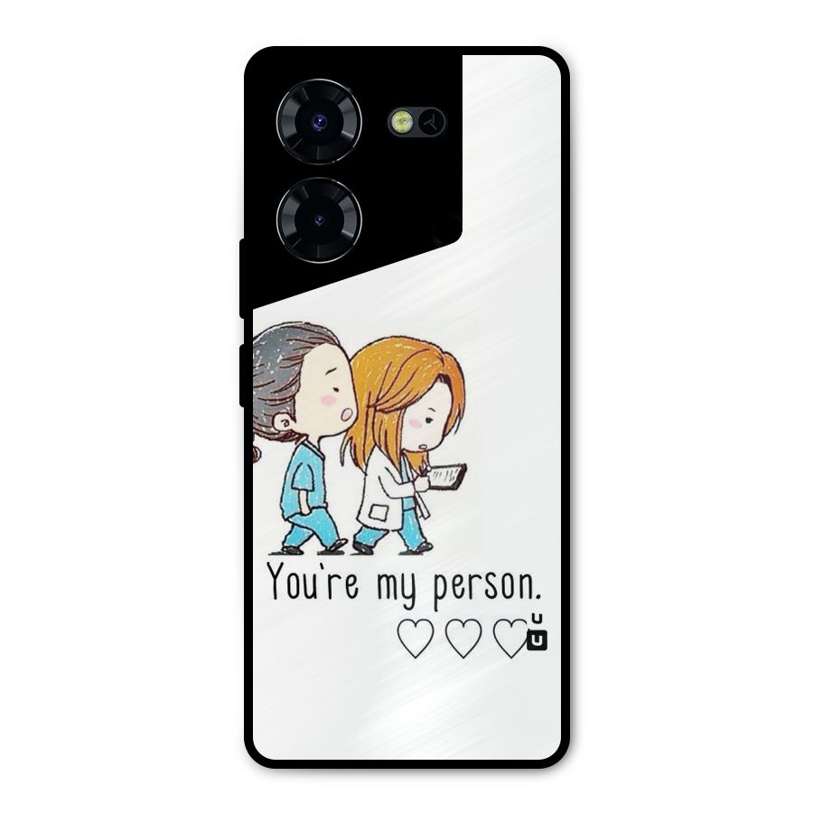 Two Friends In Coat Metal Back Case for Tecno Pova 5 Pro 5G