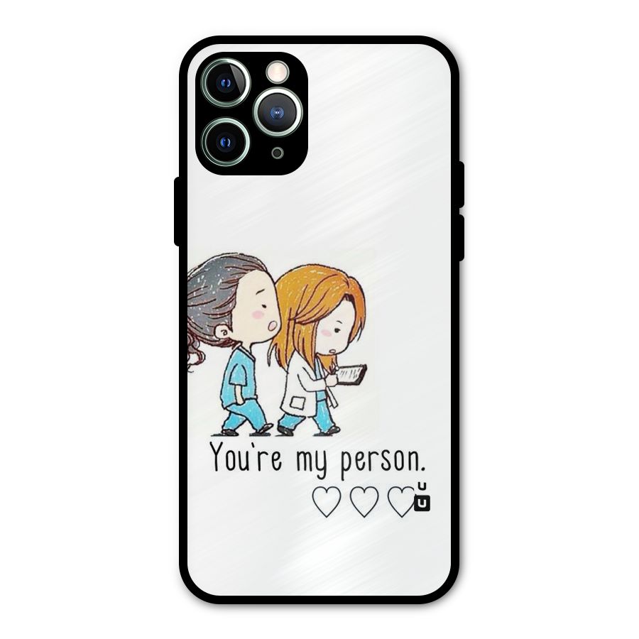 Two Friends In Coat Metal Back Case for iPhone 11 Pro Max