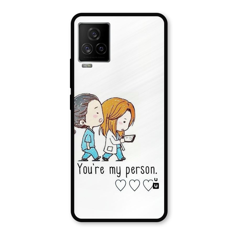 Two Friends In Coat Metal Back Case for iQOO 7 Legend 5G