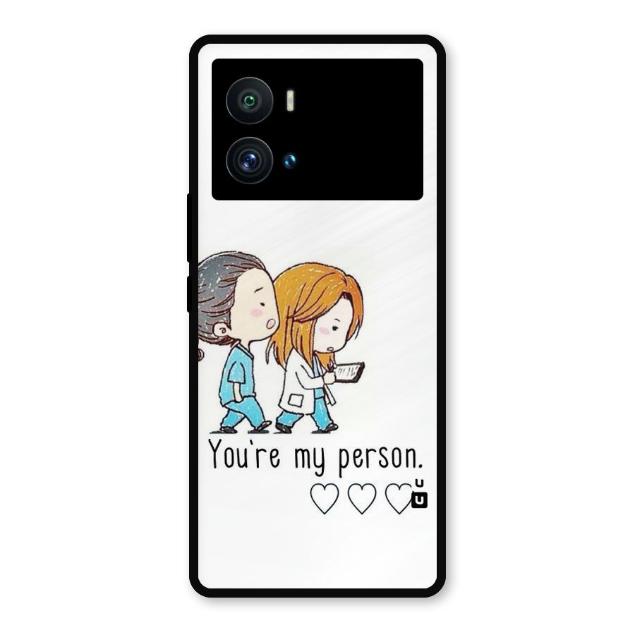 Two Friends In Coat Metal Back Case for iQOO 9 Pro