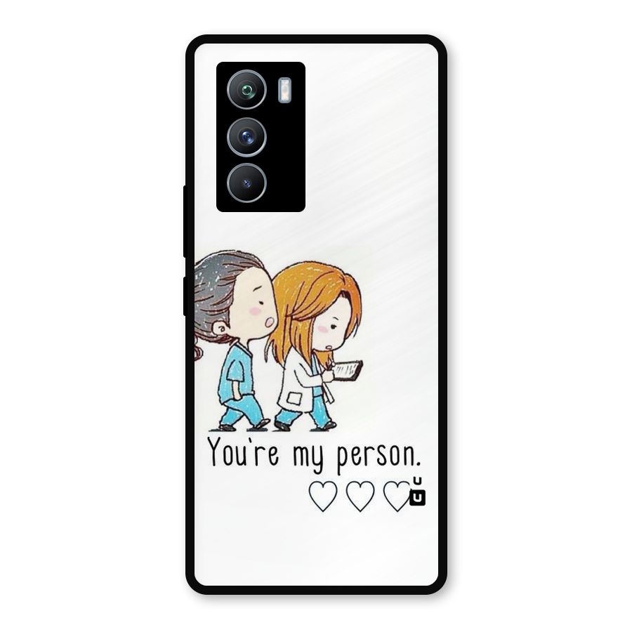 Two Friends In Coat Metal Back Case for iQOO 9 SE