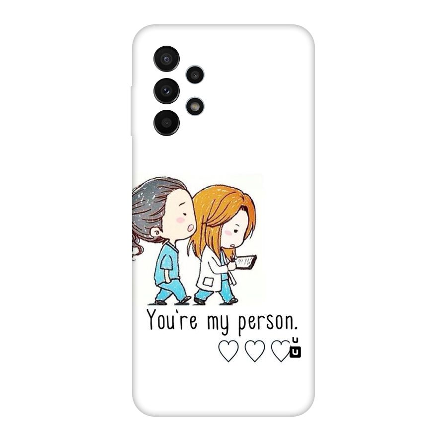 Two Friends In Coat Original Polycarbonate Back Case for Galaxy A23