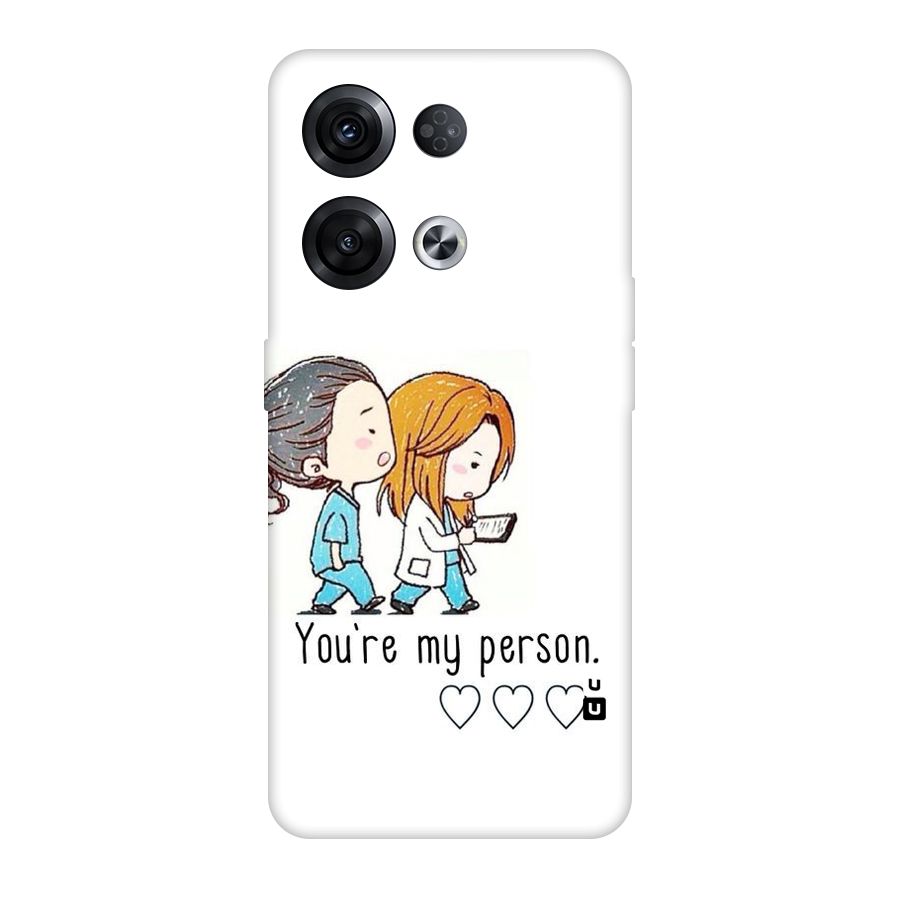 Two Friends In Coat Original Polycarbonate Back Case for Oppo Reno8 Pro 5G