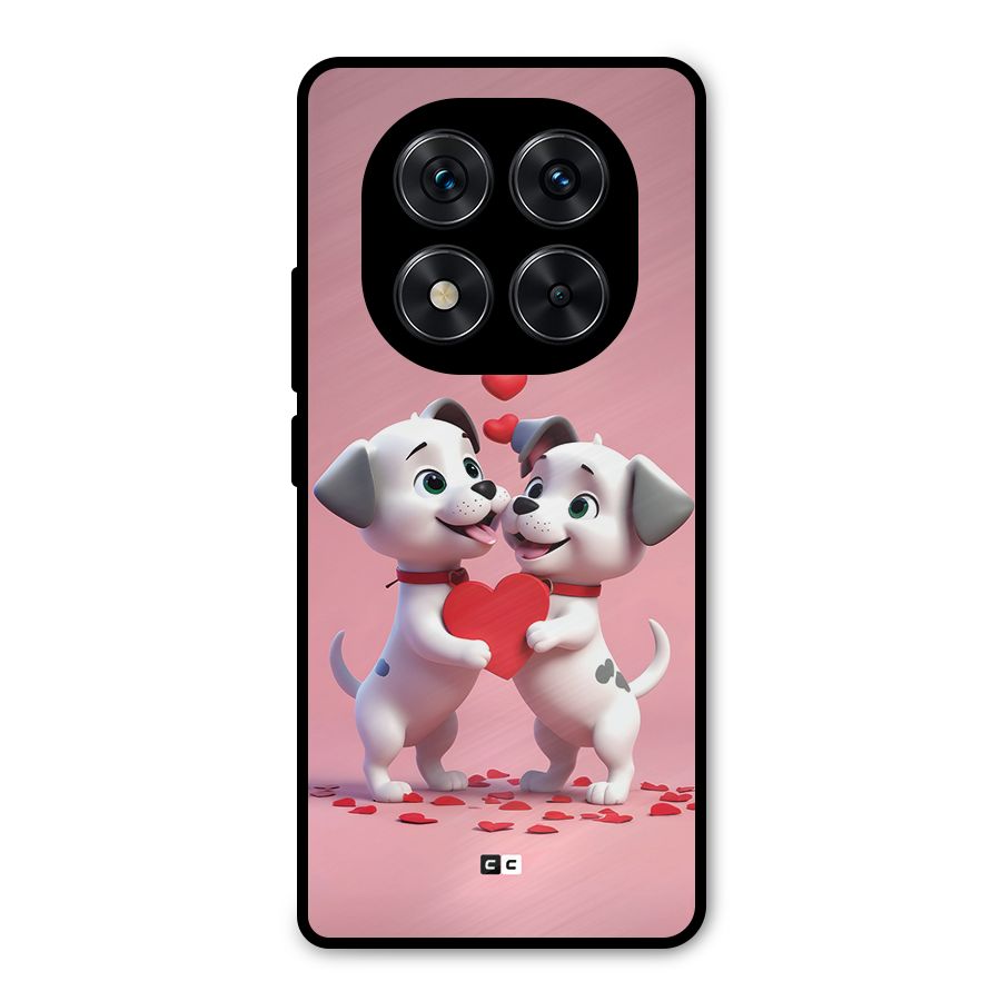 Two Puppies Together Metal Back Case for Redmi Note 14 Pro 5G