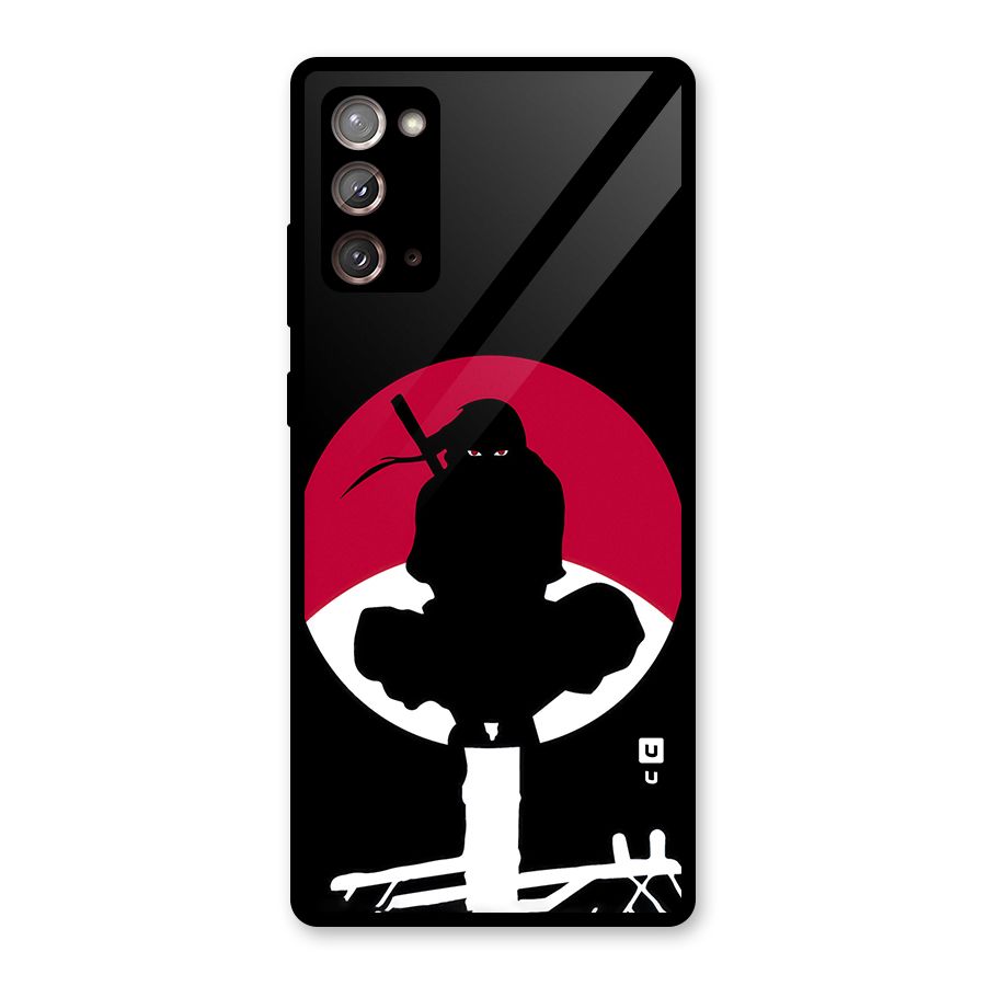 Uchiha Itachi Minimalist Glass Back Case for Galaxy Note 20
