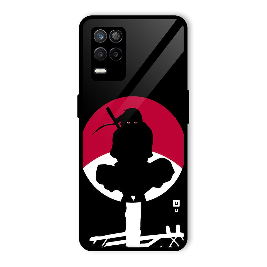 Uchiha Itachi Minimalist Glass Back Case for Realme 8s 5G