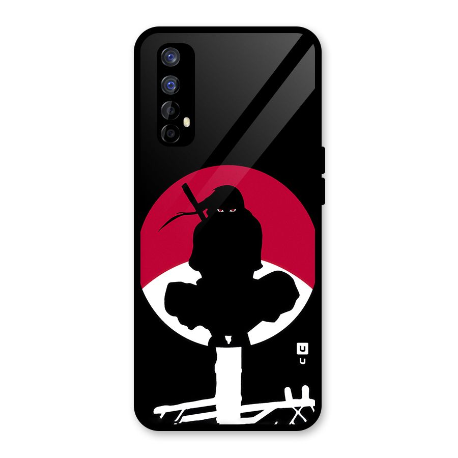 Uchiha Itachi Minimalist Glass Back Case for Realme Narzo 20 Pro