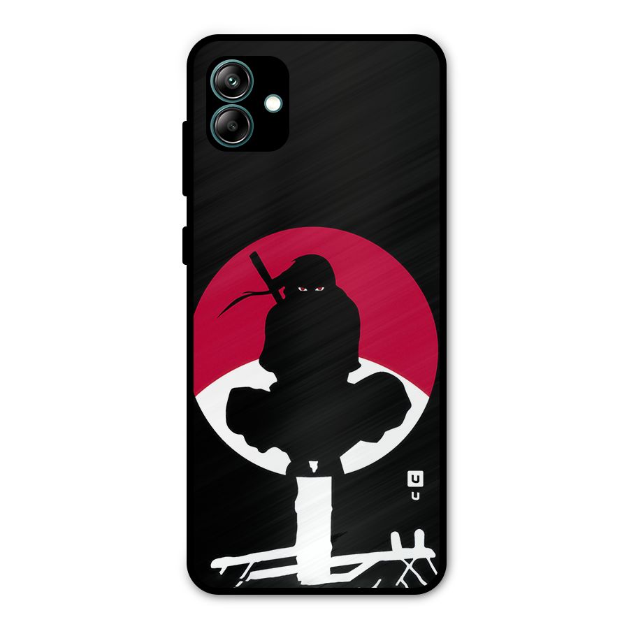 Uchiha Itachi Minimalist Metal Back Case for Galaxy A04