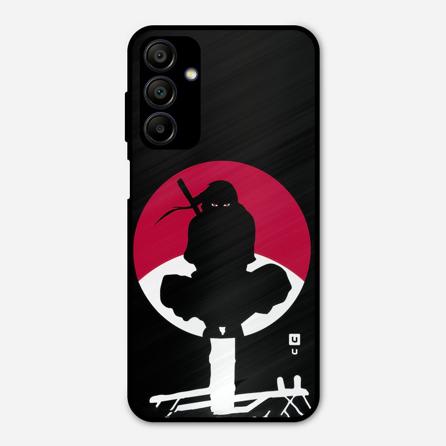 Uchiha Itachi Minimalist Metal Back Case for Galaxy A15 5G