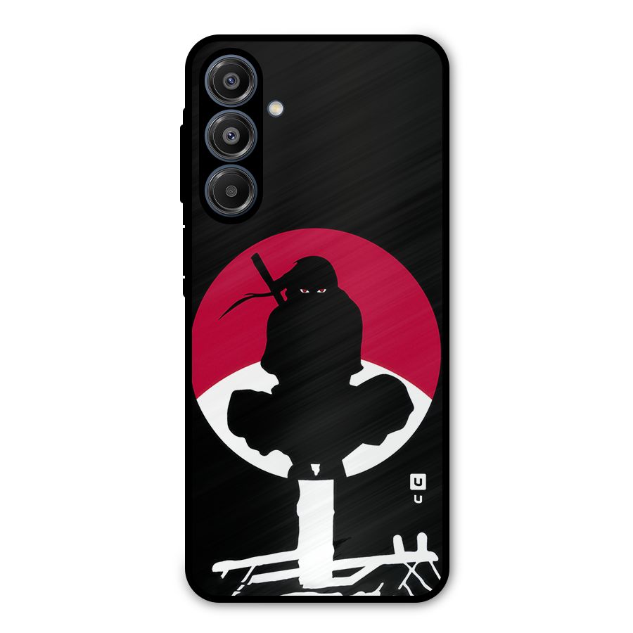 Uchiha Itachi Minimalist Metal Back Case for Galaxy A16 5G